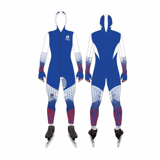 Костюм для конькобежного спорта на длинной дистанции, изготовленный на заказ по OEM-заказу.