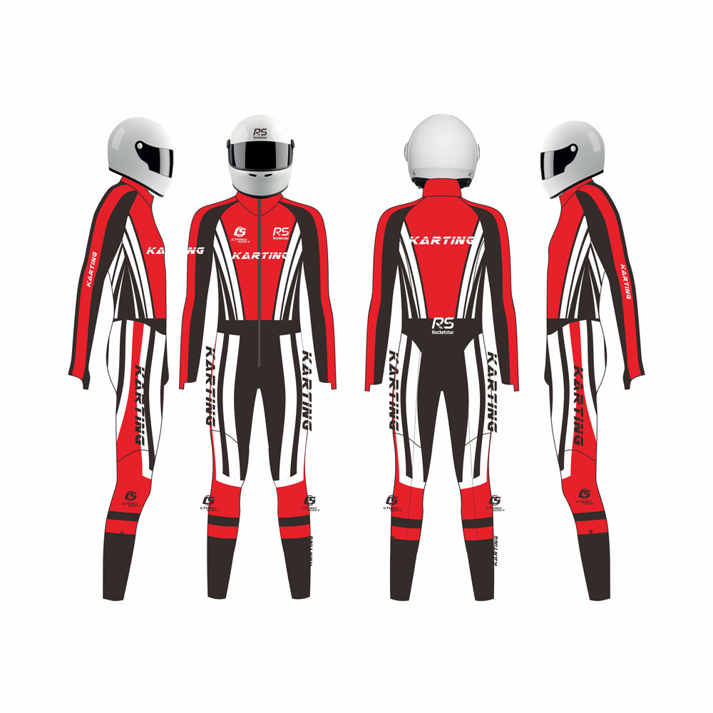 Устойчивый к порезам картинговый костюм Karting Aero Speed Skin Suits